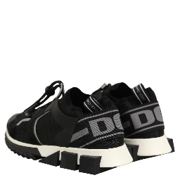 Black Sorrento Trekking Sneakers Men Shoes