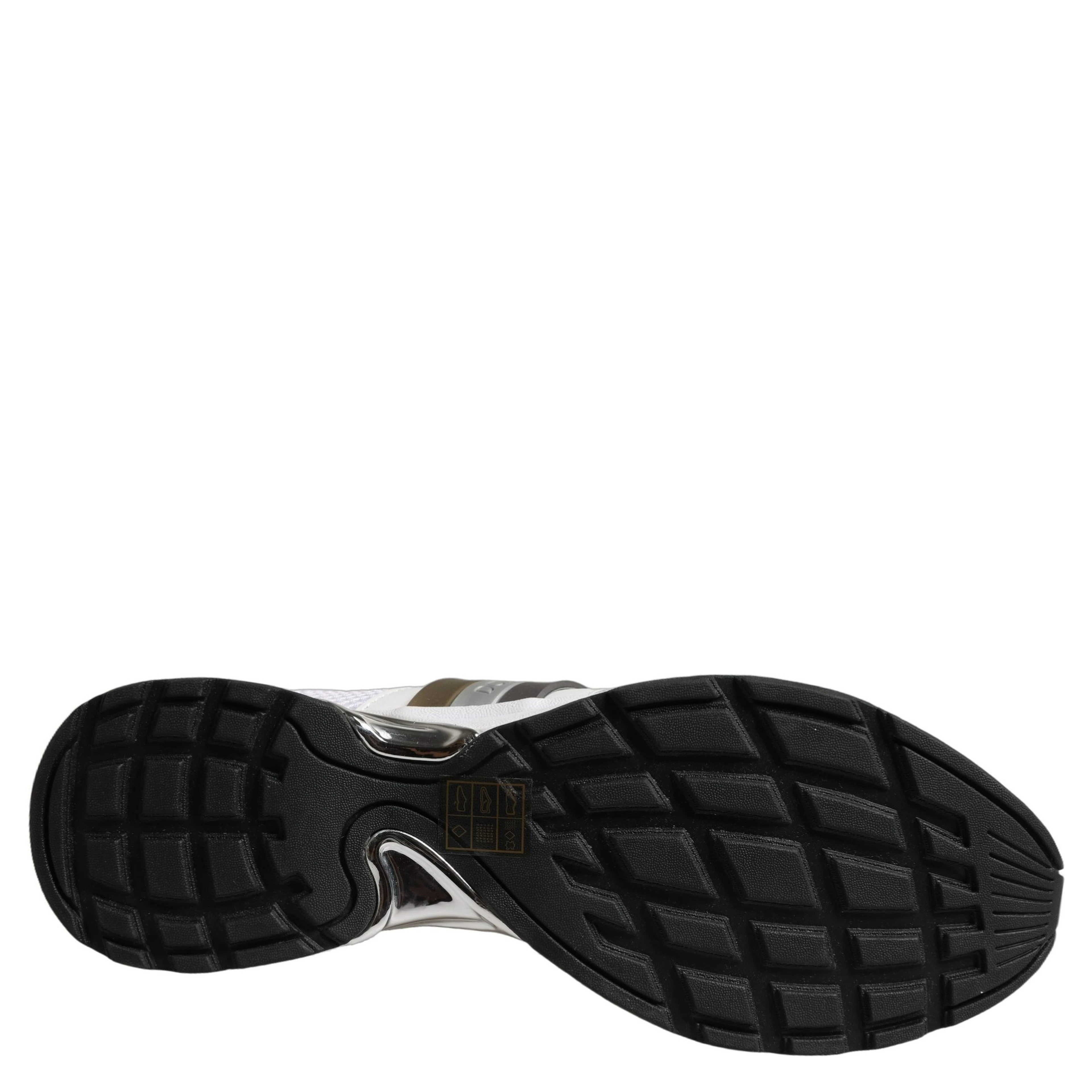 White Leather Mesh Low Top Neb Sneakers Shoes