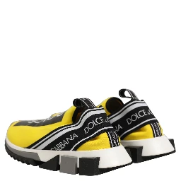Yellow Sorrento Low Top Men Sneakers Shoes