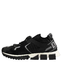Black Sorrento Trekking Sneakers Men Shoes