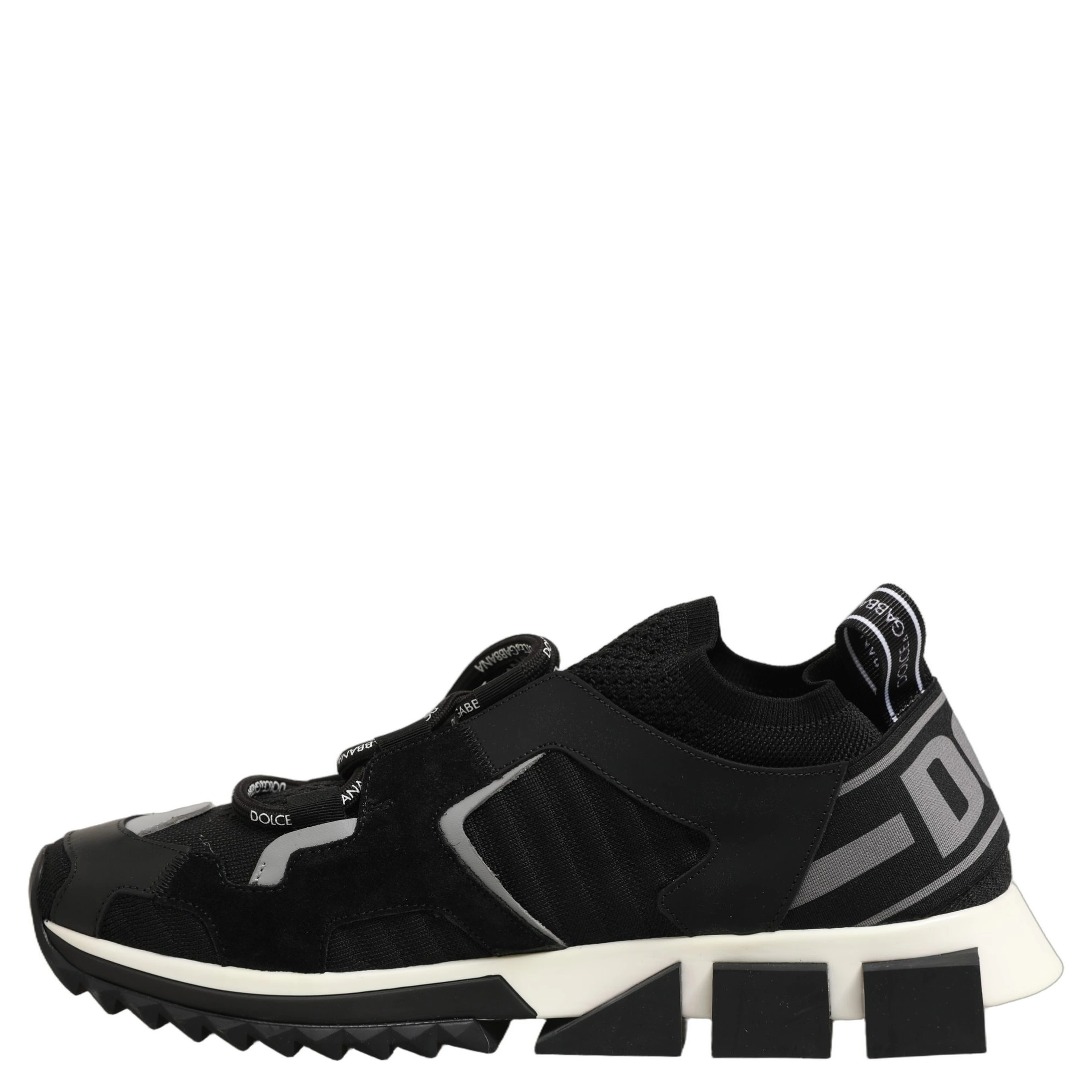 Black Sorrento Trekking Sneakers Men Shoes