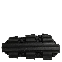 Black Logo Detailed Men Chunky Sandals Shoes