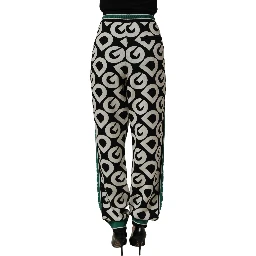 Black Wool Logo Jogger Sweatpants Pants