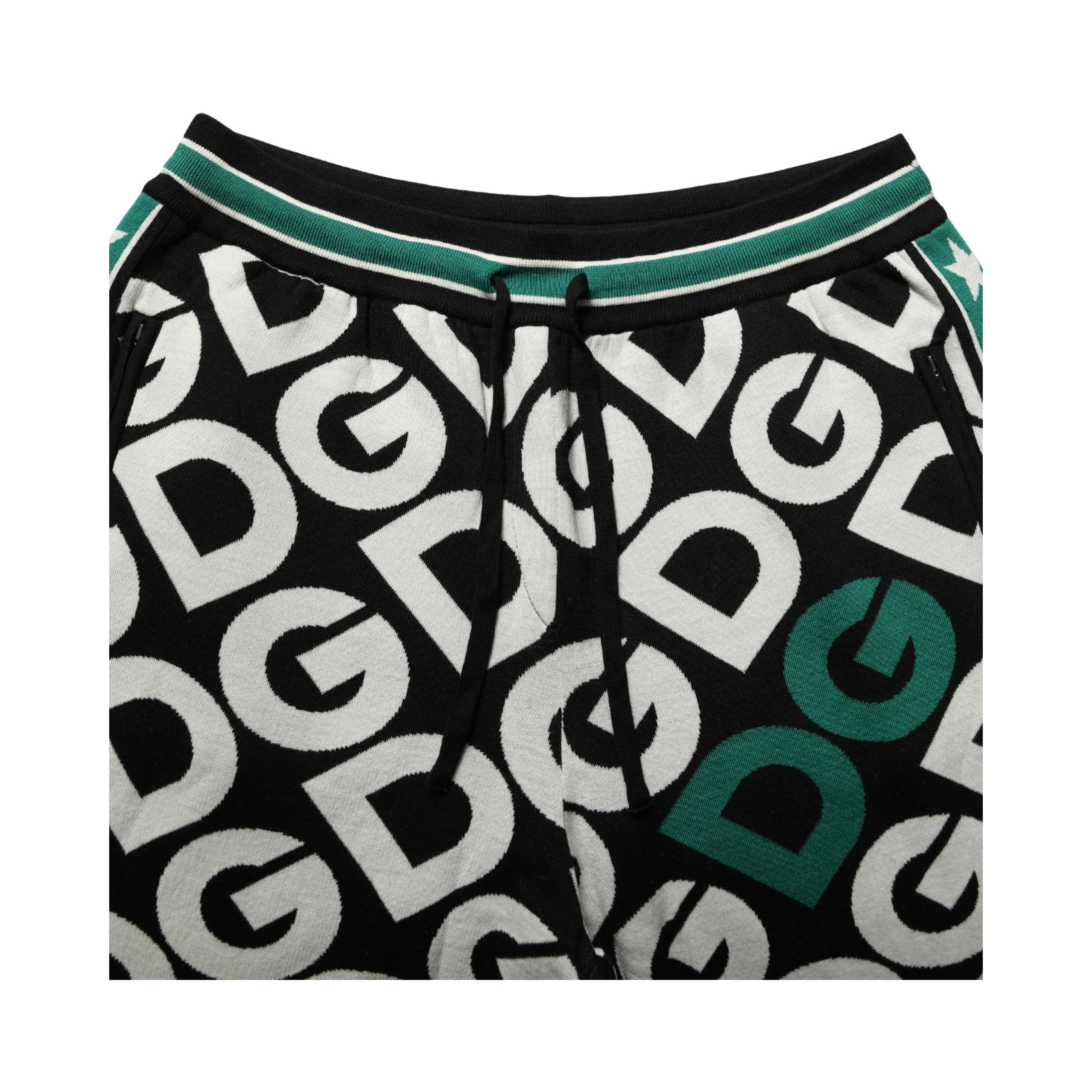 Black Wool Logo Jogger Sweatpants Pants