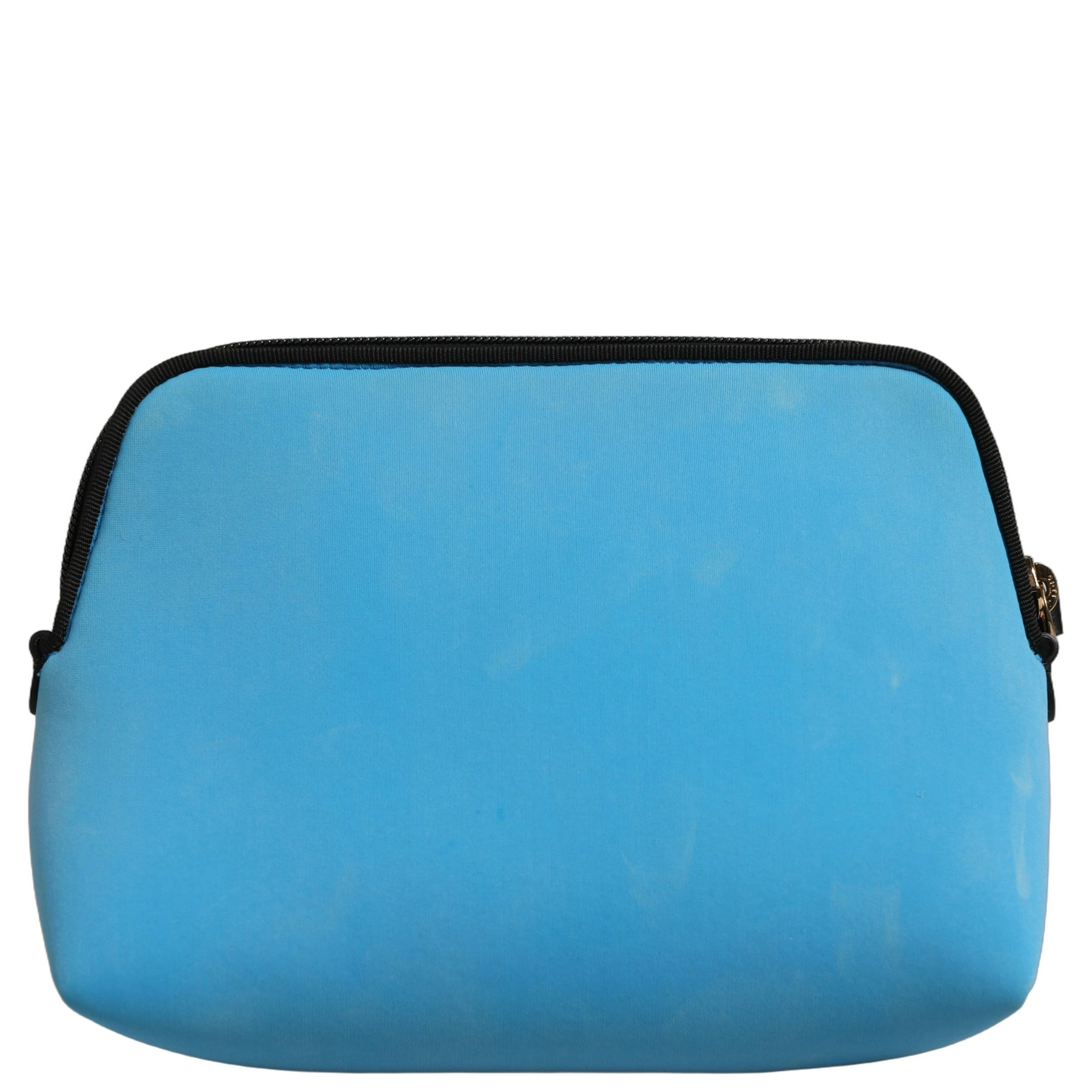 Blue Nylon DG Logo Print Clutch Zip Women Borse Pouch Bag