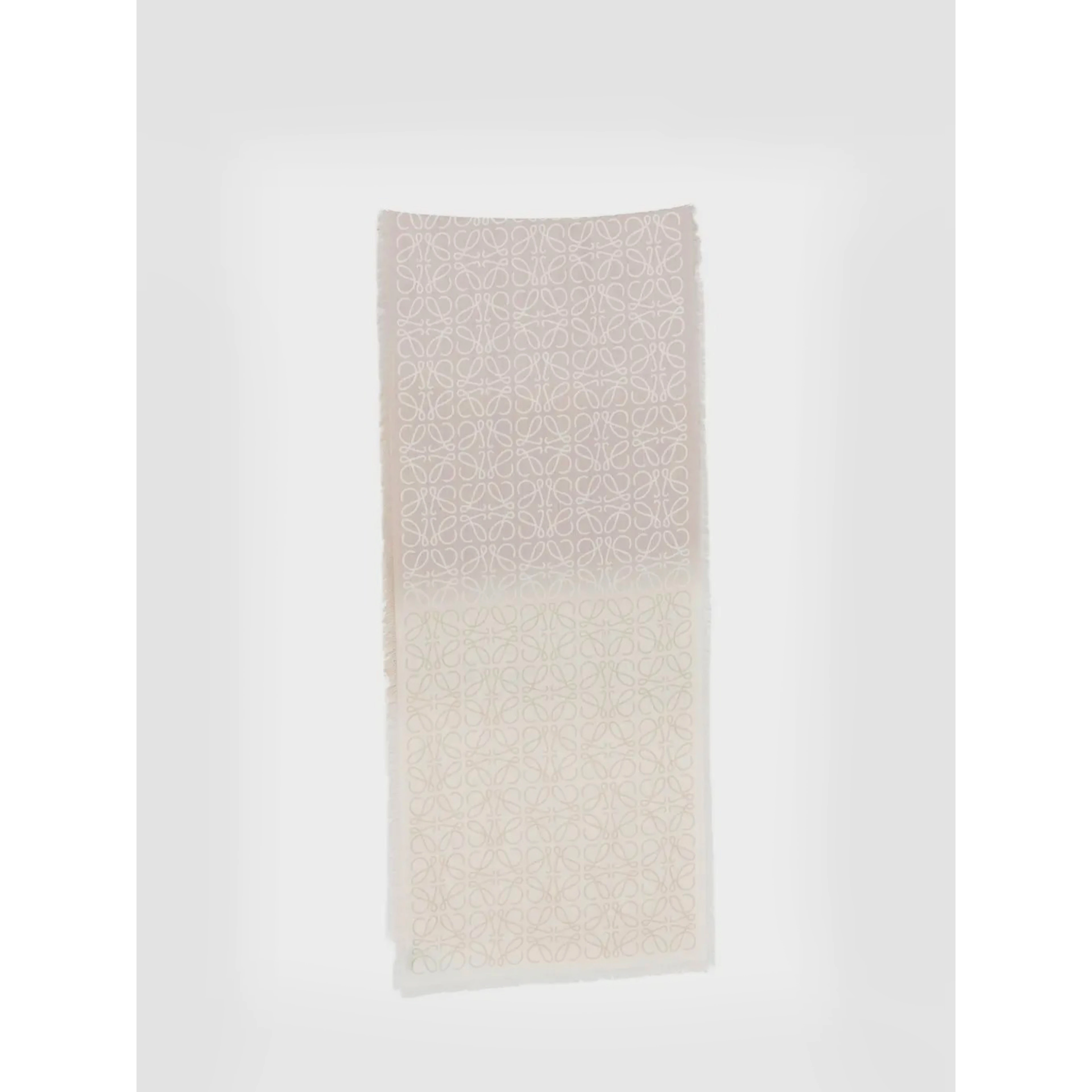 Wool, silk and cashmere blend scarf