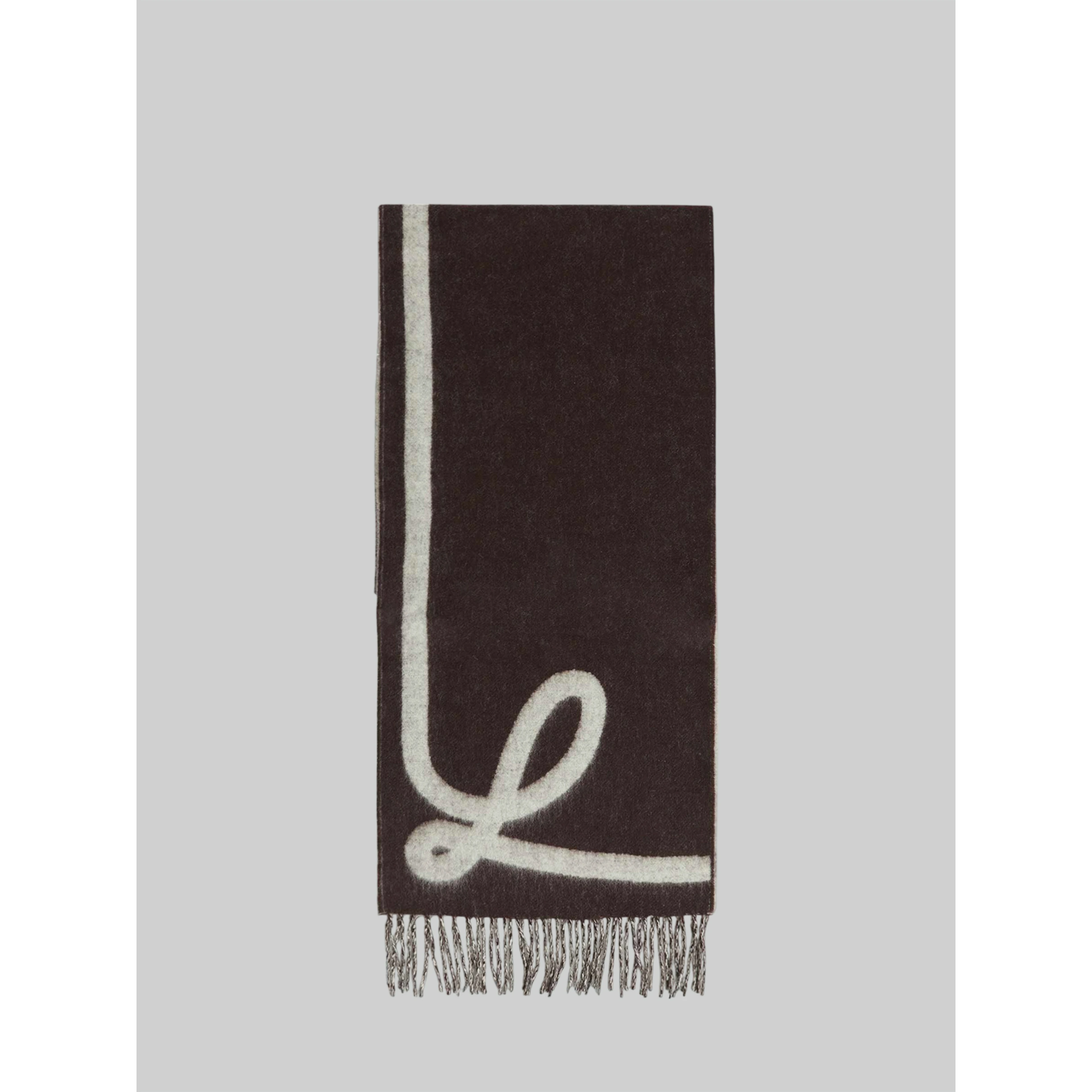 Wool and cashmere scarf