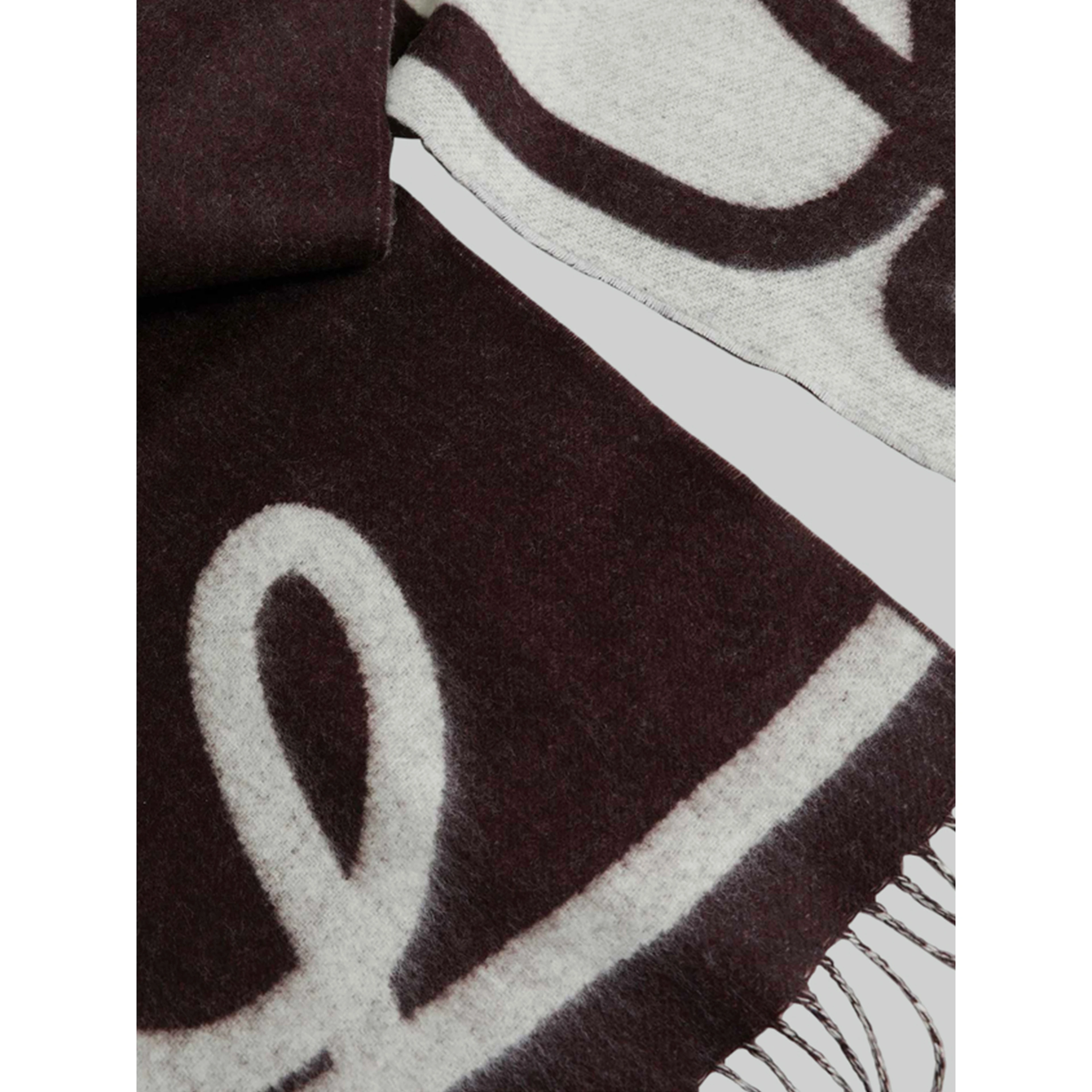 Wool and cashmere scarf