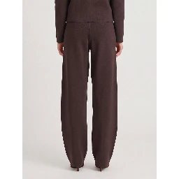 Enya straight-leg trousers in brown