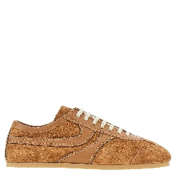 Suede leather sneakers