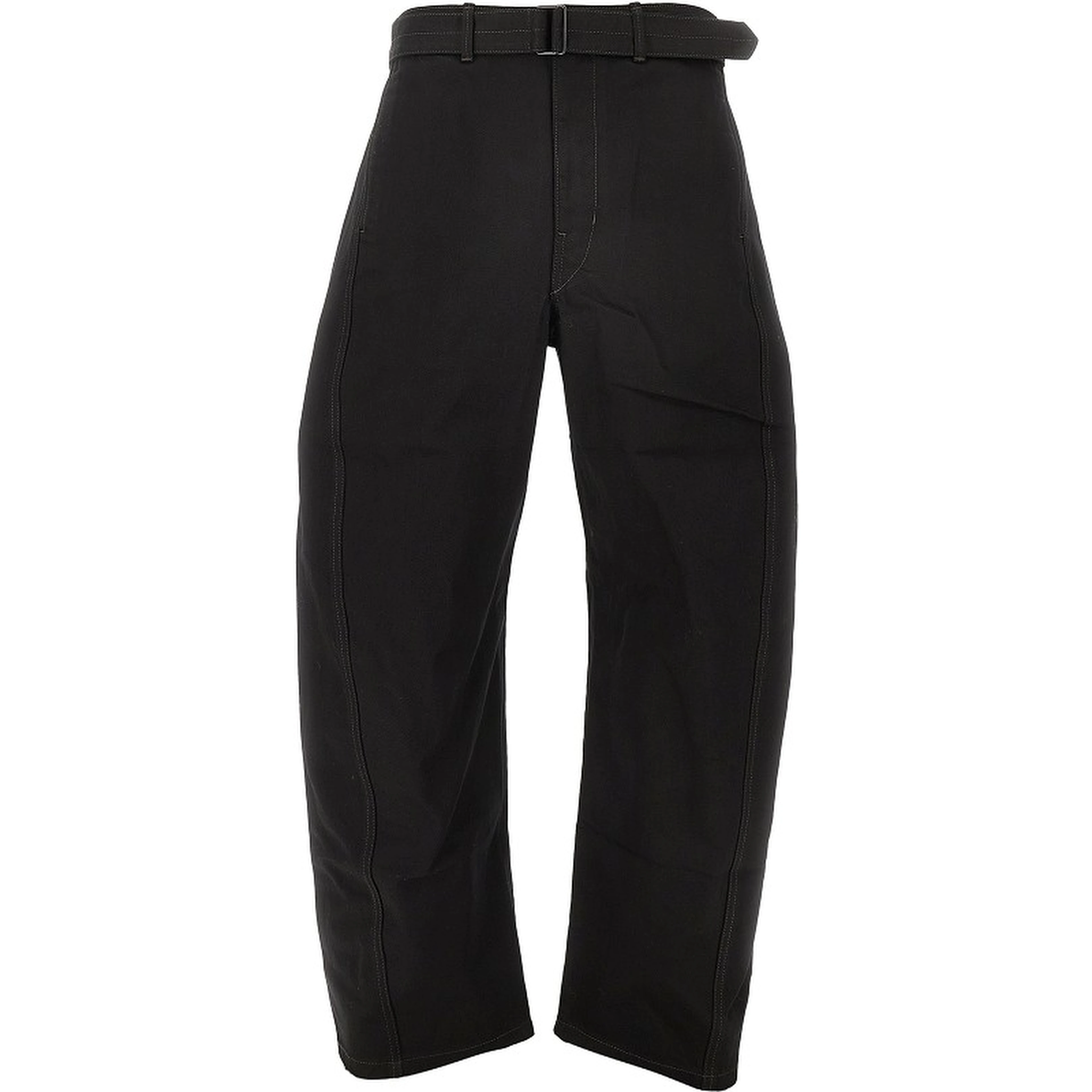 'Twisted' denim pants with belt
