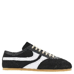 Suede leather sneakers
