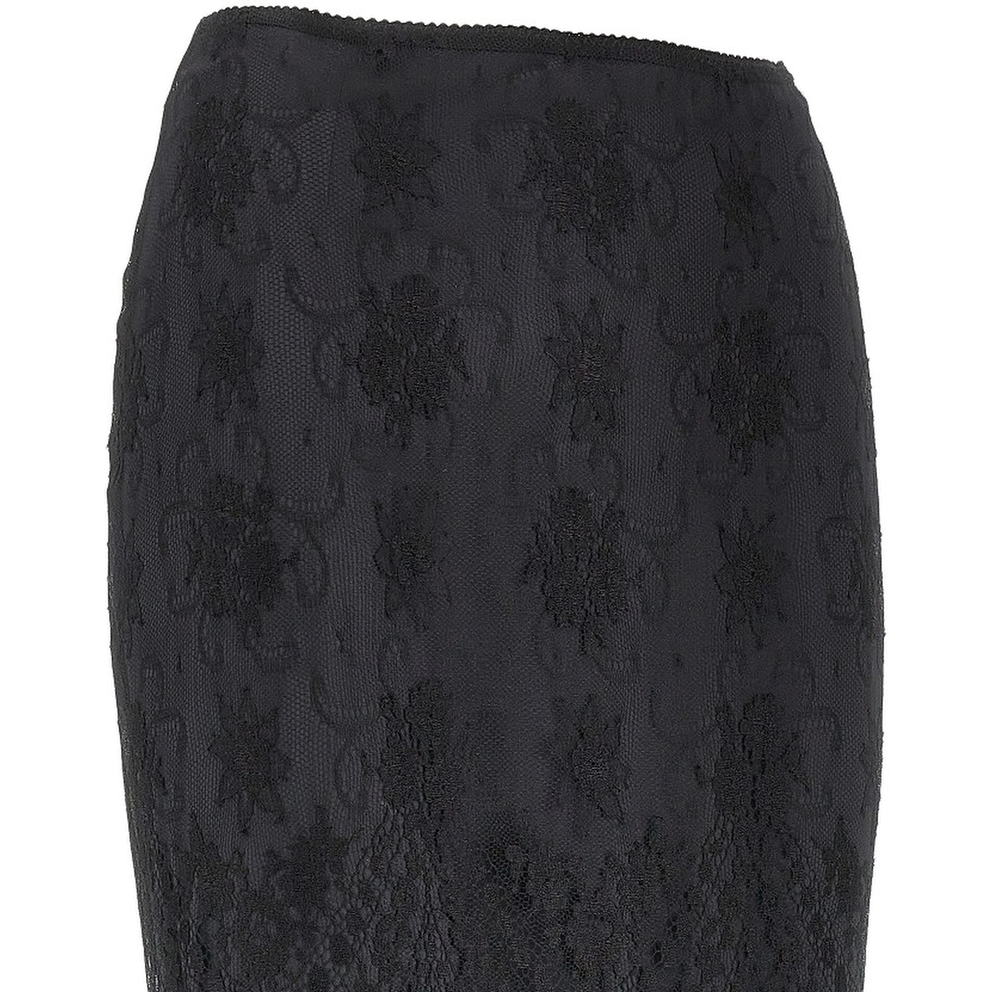 Chantilly lace midi skirt