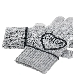 'Chloé Encoeur' wool and cashmere gloves