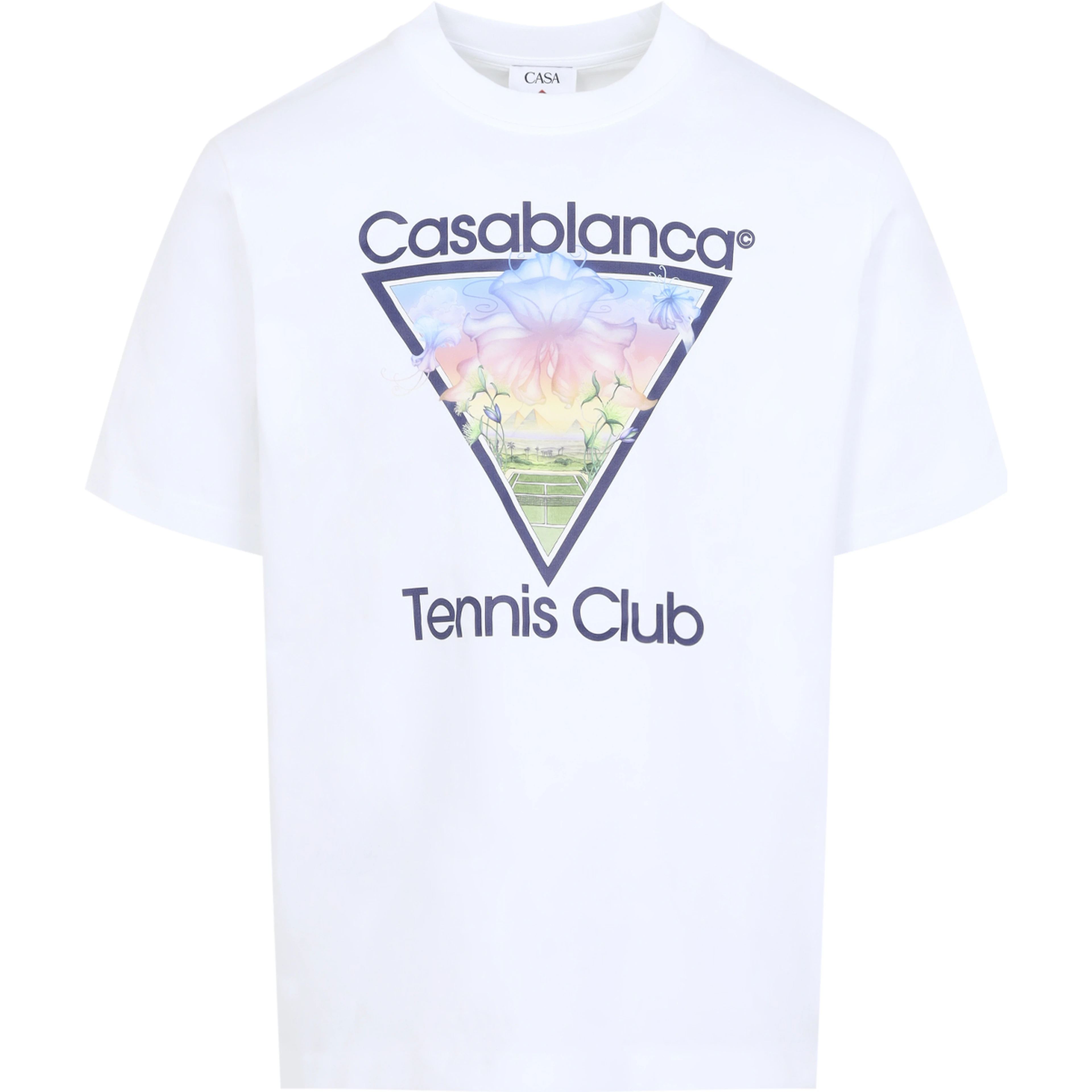 Casablanca Tennis Club Icon Printed Classic T-shirt