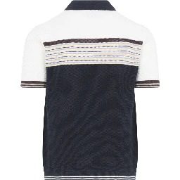 Casablanca Cafe Stripe Polo Shirt