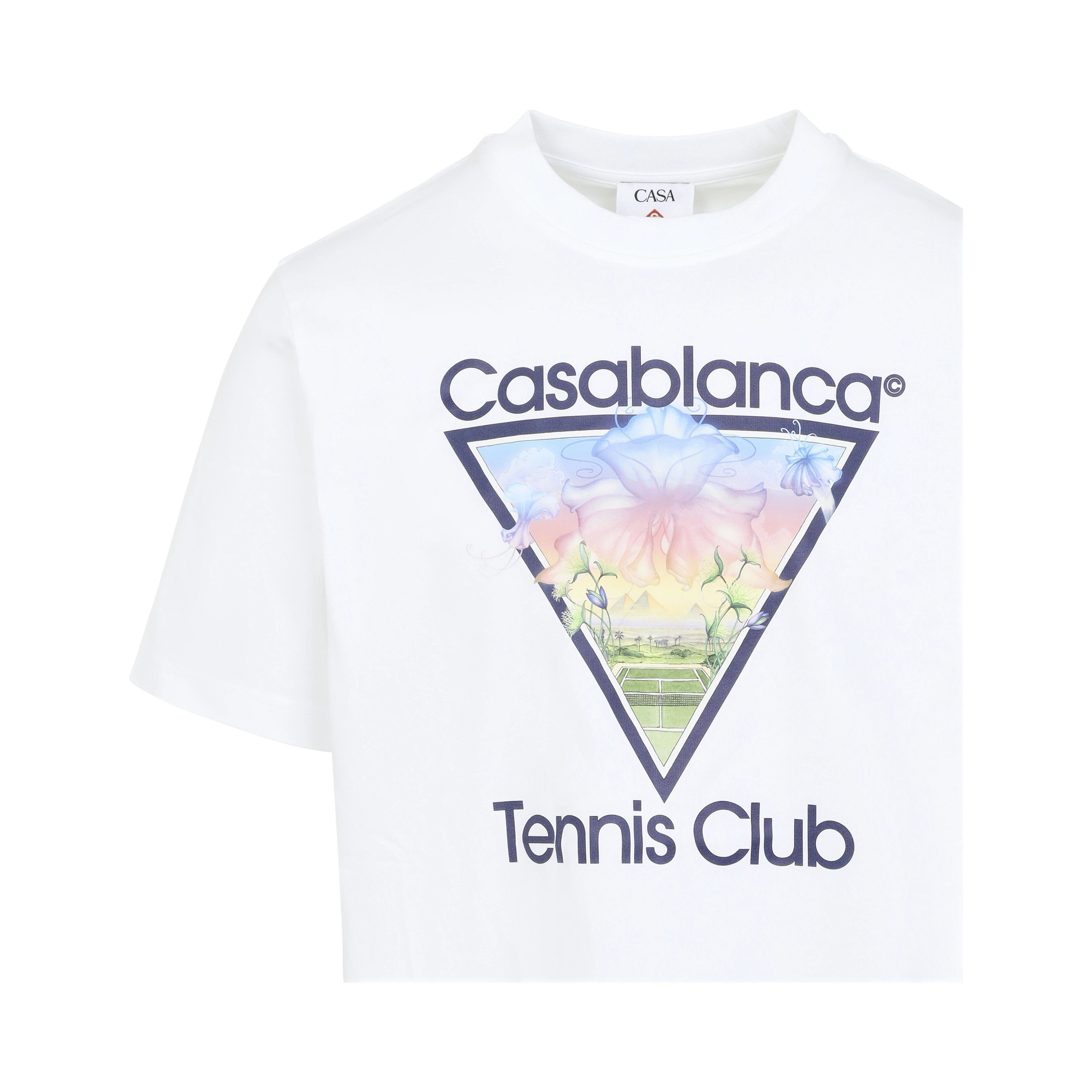 Casablanca Tennis Club Icon Printed Classic T-shirt
