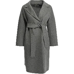 Short double-layer wool coat