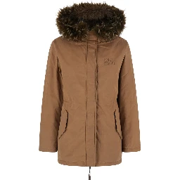 Jacket BRENNA WAX with collar and long sleeves in Tech Fabric Beige for men