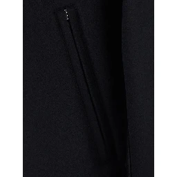 SPLITTABLE WOOL 
FELT JACKET/
DOUBLE BLACK