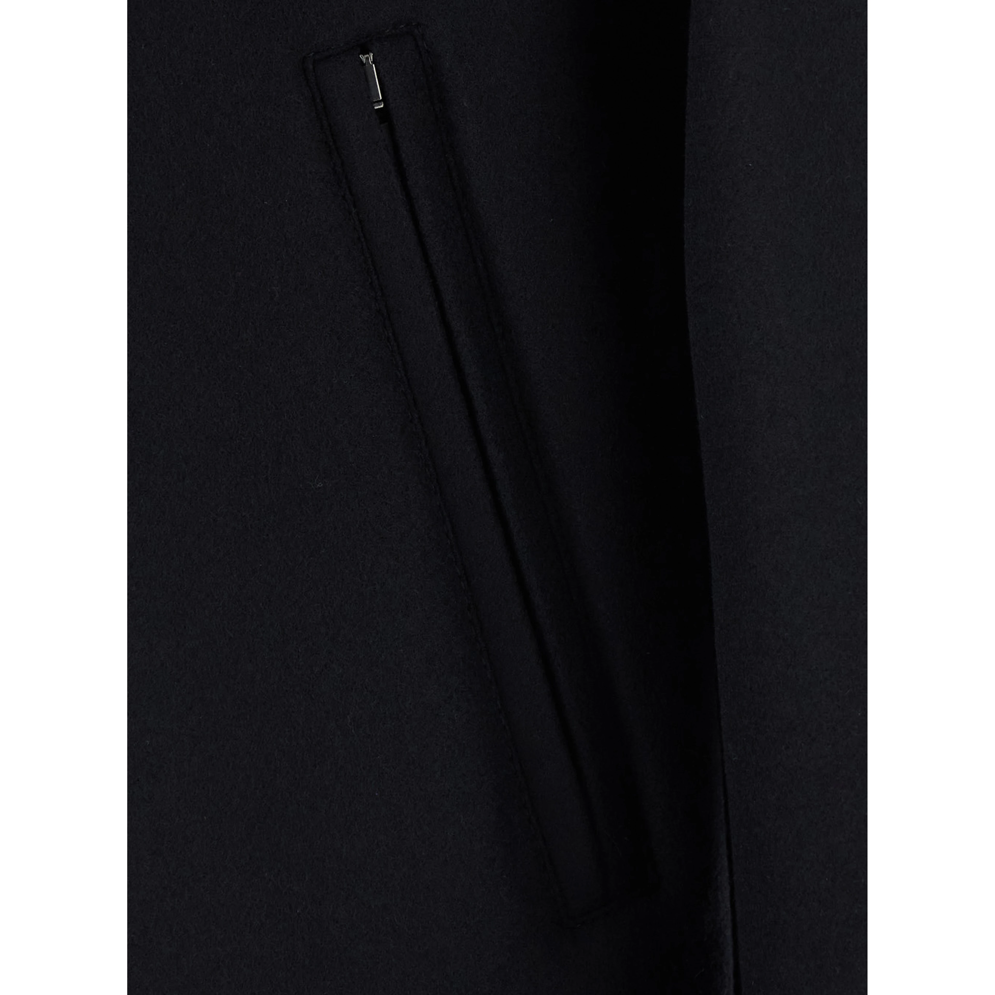 SPLITTABLE WOOL 
FELT JACKET/
DOUBLE BLACK