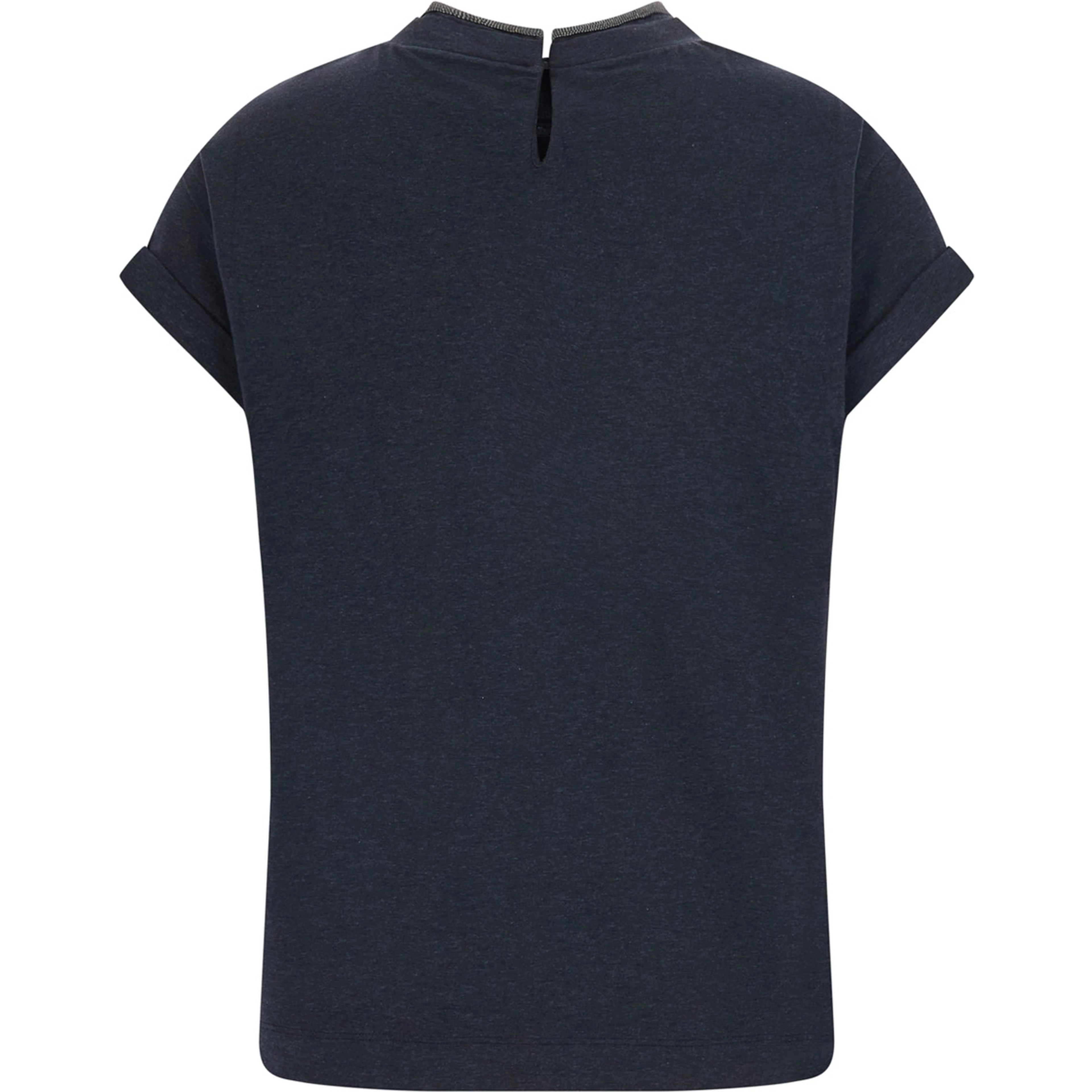 T-shirt in jersey con monile
