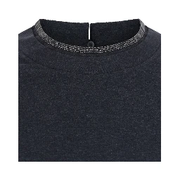 T-shirt in jersey con monile