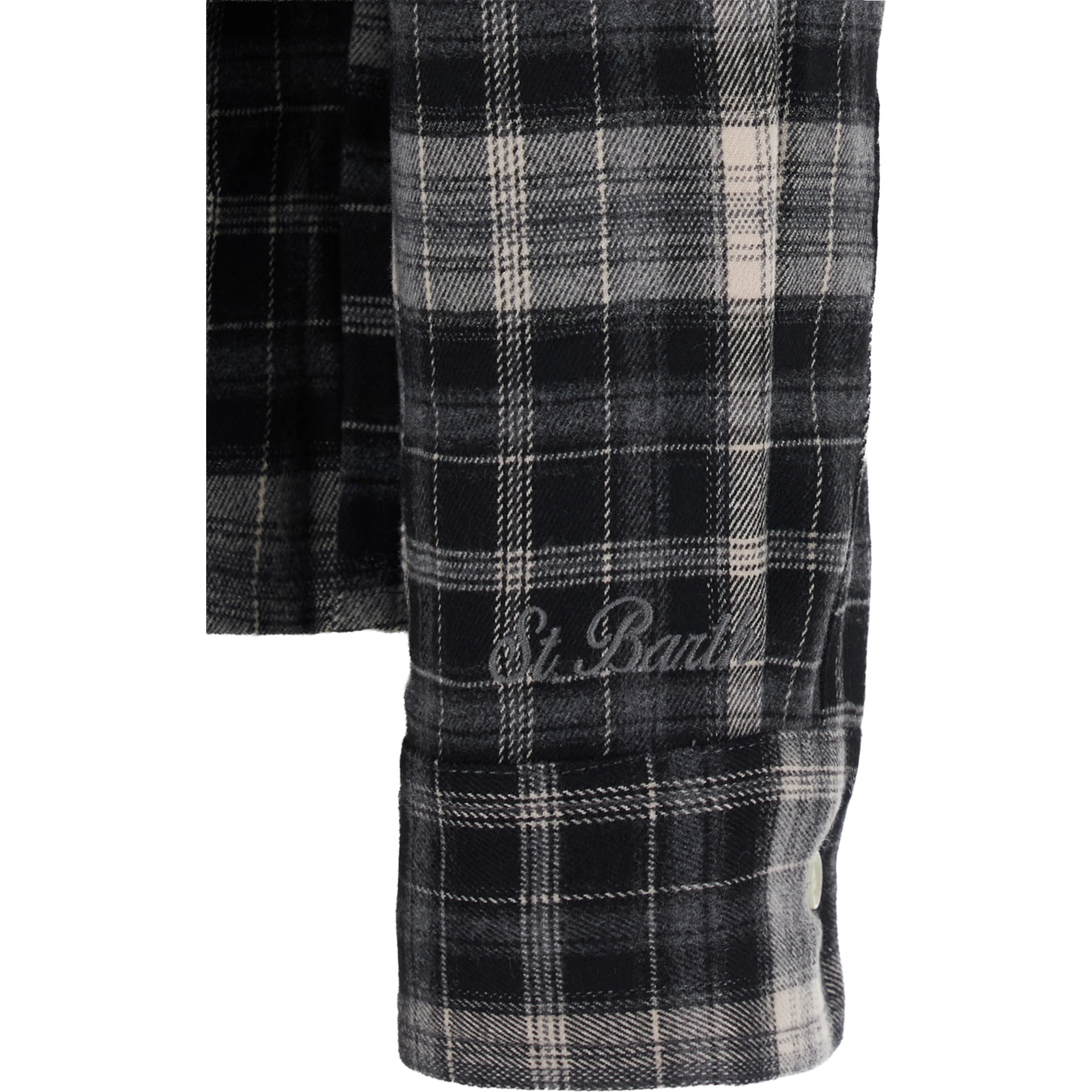 Shirt "GIGY FLANNEL TARTAN SB ROSE" with Polyester fabric and gray unisex