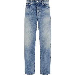 DIDY STRAIGHT LEG JEANS with straight leg design in Blue for men