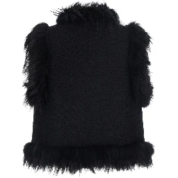 VEST WOOL BOUCLE+FOX