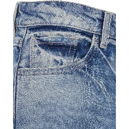 DIDY STRAIGHT LEG JEANS with straight leg design in Blue for men