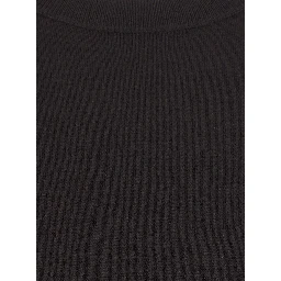Crew Neck ML F. 14gg with round neck and long sleeves in wool and brown for women