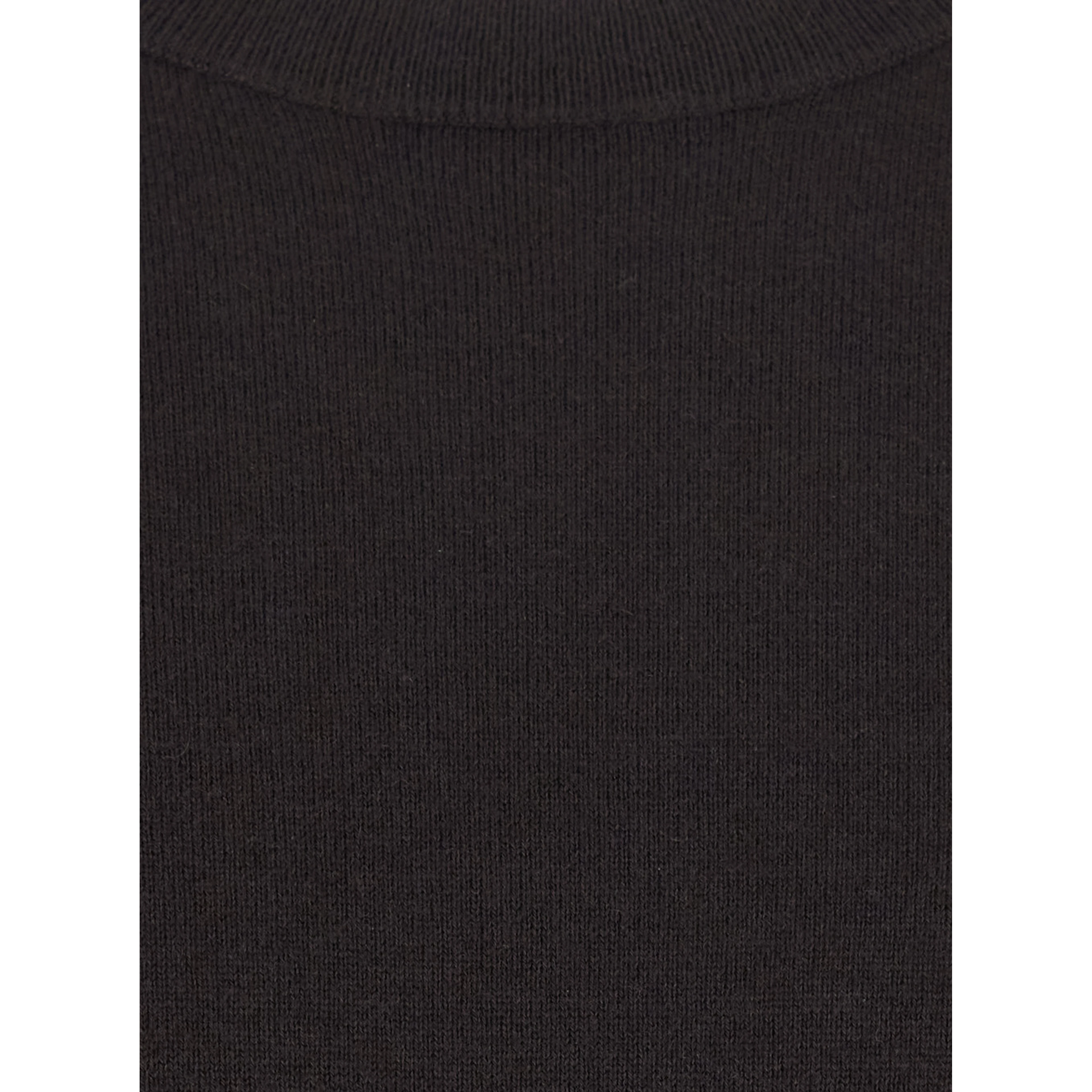 Crew Neck ML F. 14gg with round neck and long sleeves in wool and brown for women