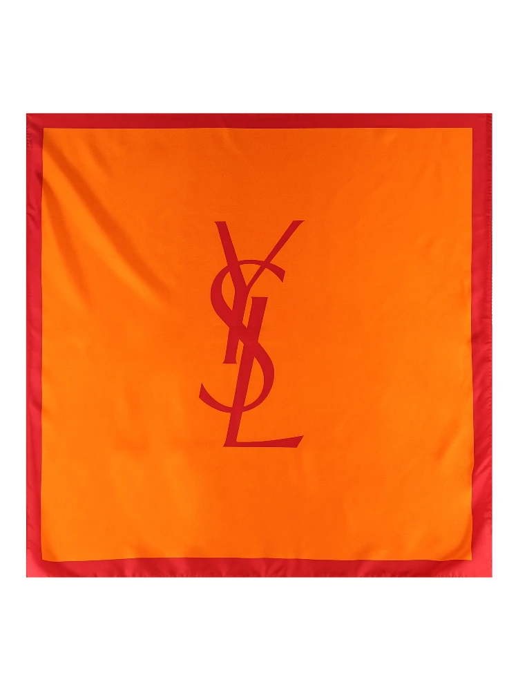 Saint Laurent  Scarfs Orange