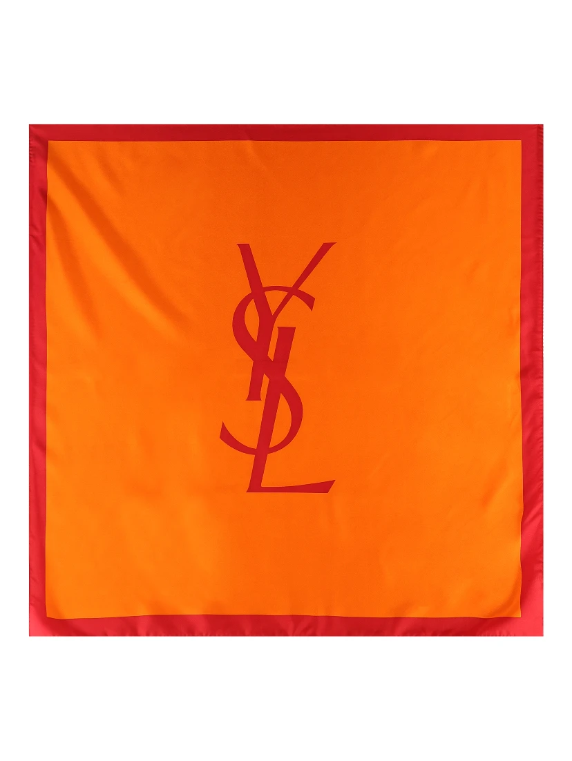 Saint Laurent  Scarfs Orange