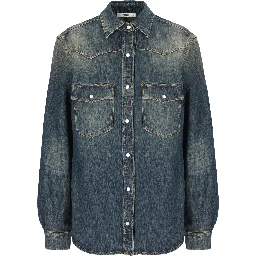 FENDI Shirts Blue