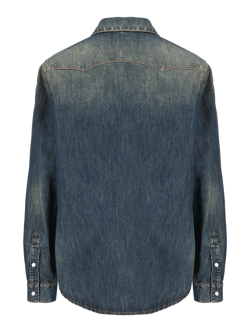FENDI Shirts Blue