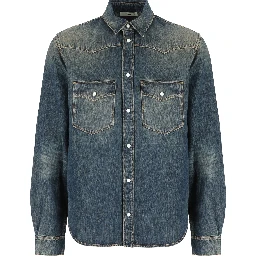 FENDI Shirts Blue