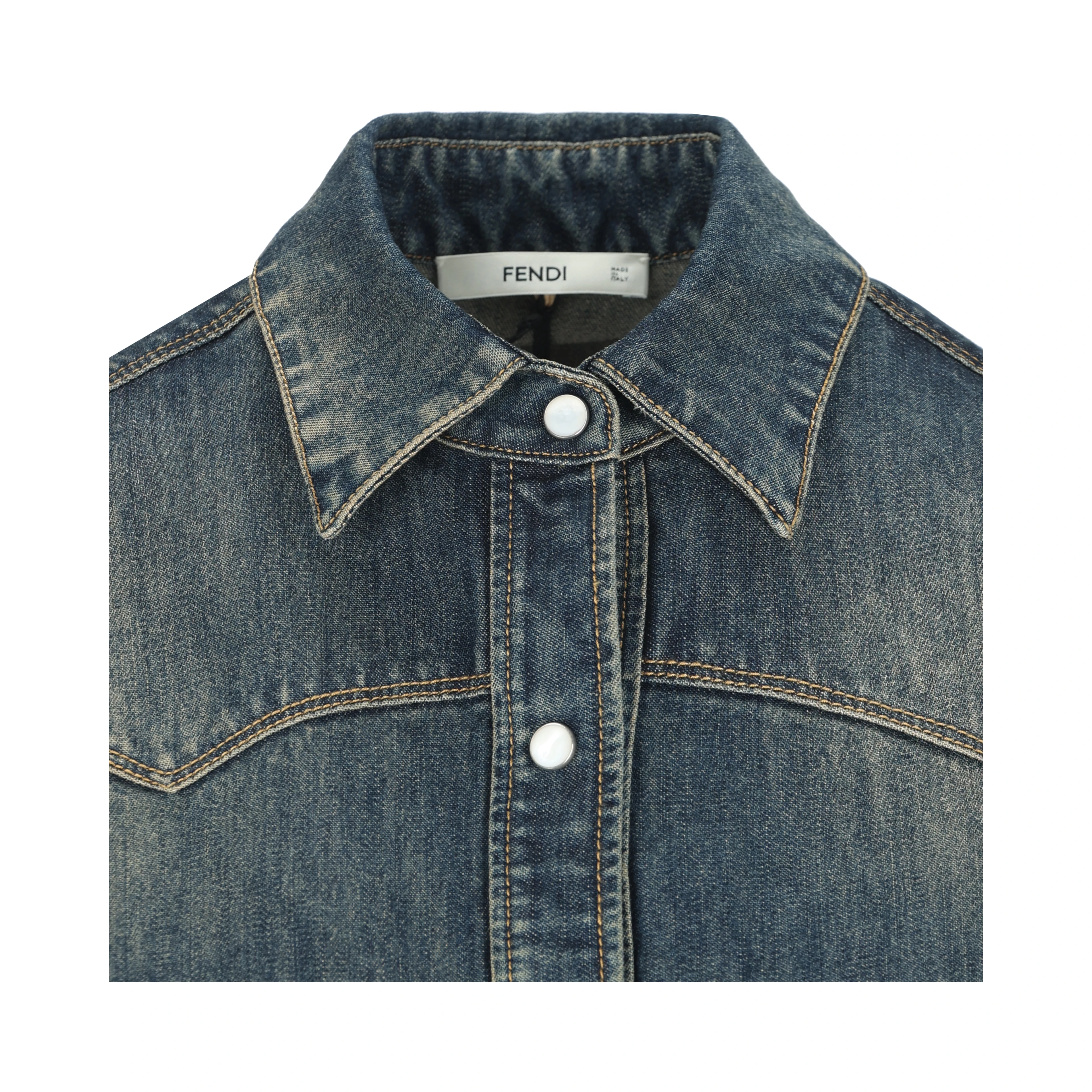 FENDI Shirts Blue