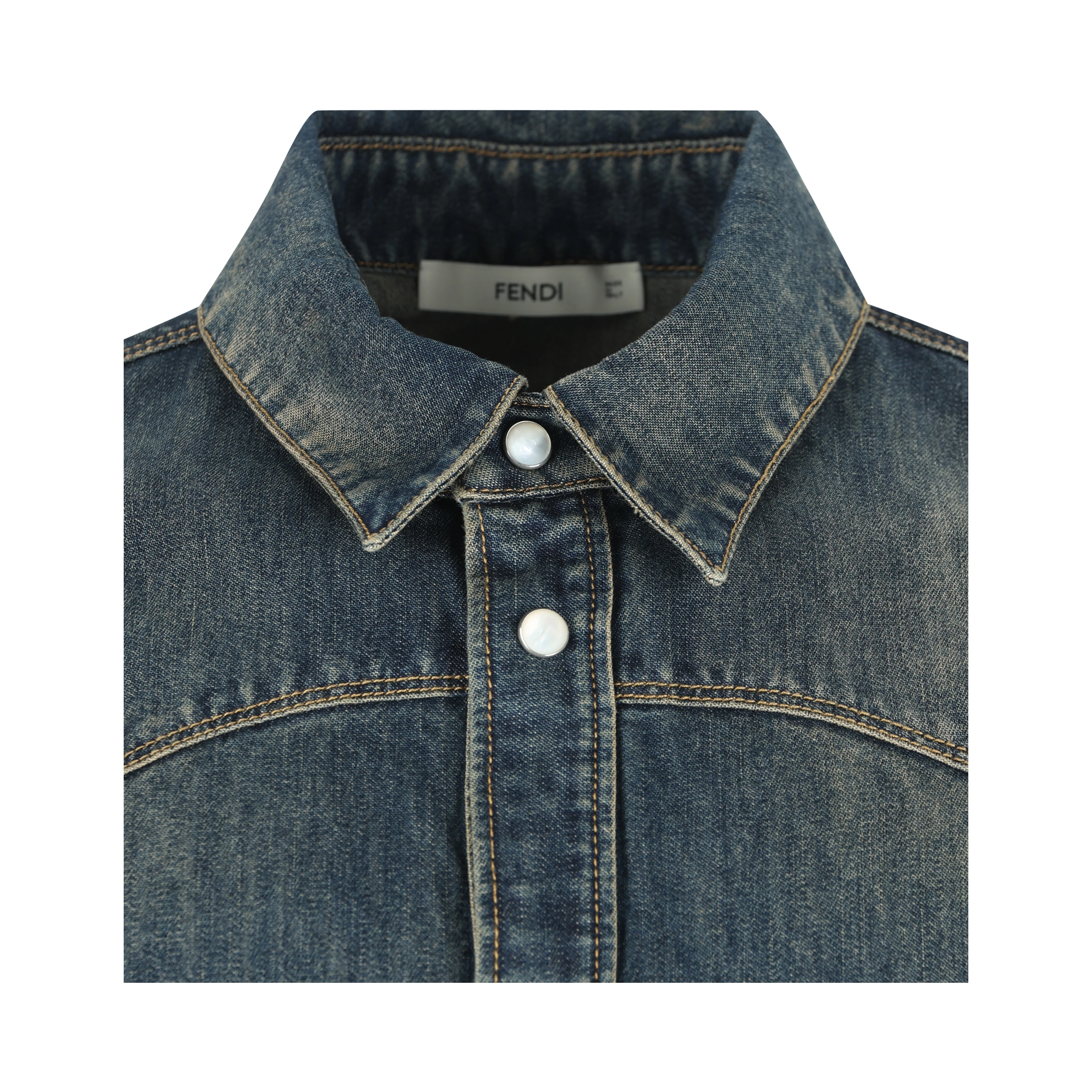 FENDI Shirts Blue