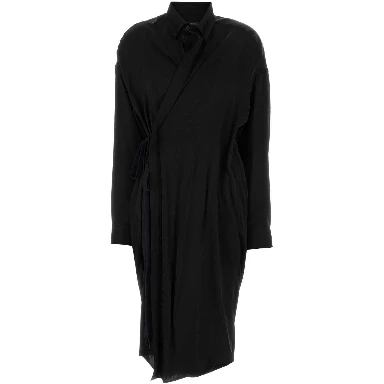 WRAP COCOON DRESS
