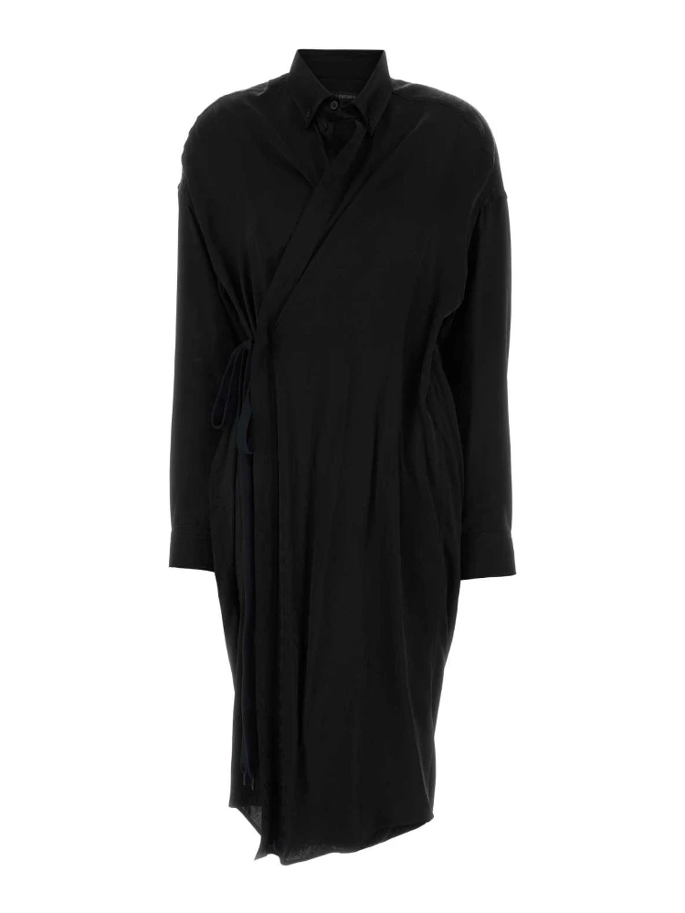 WRAP COCOON DRESS