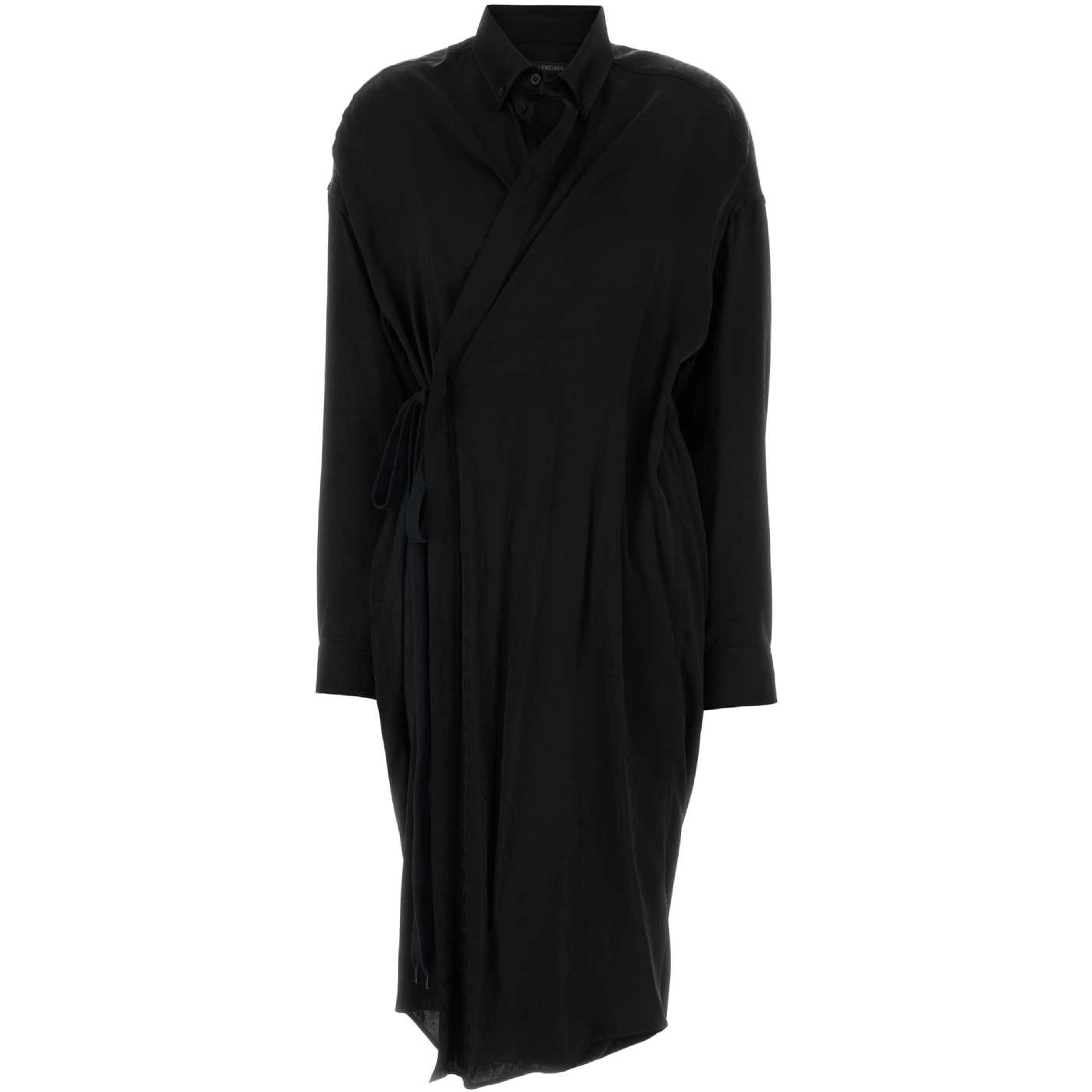 WRAP COCOON DRESS