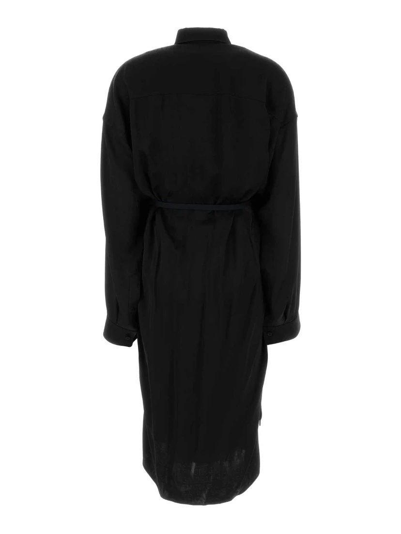 WRAP COCOON DRESS