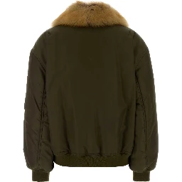 BOMBER COL SHEARLING