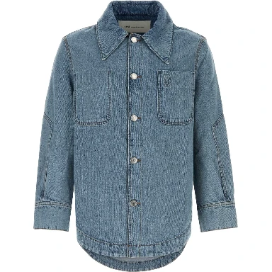 EMBOSSED AMI DE COEUR WORKER OVERSHIRT