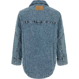 EMBOSSED AMI DE COEUR WORKER OVERSHIRT