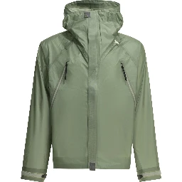 "0 3L" raincoat