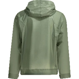 "0 3L" raincoat
