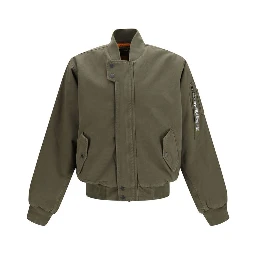 Bicolor Nylon Bomber